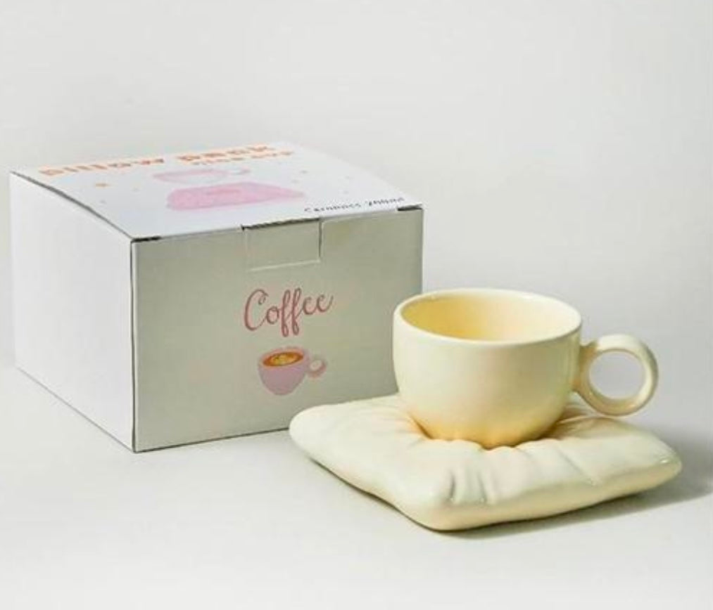 Pinterest Pillow Mug & Saucer Set