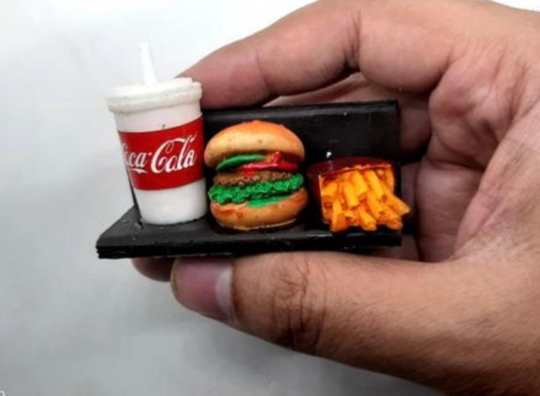 Happy Meal Miniature Fridge Magnet