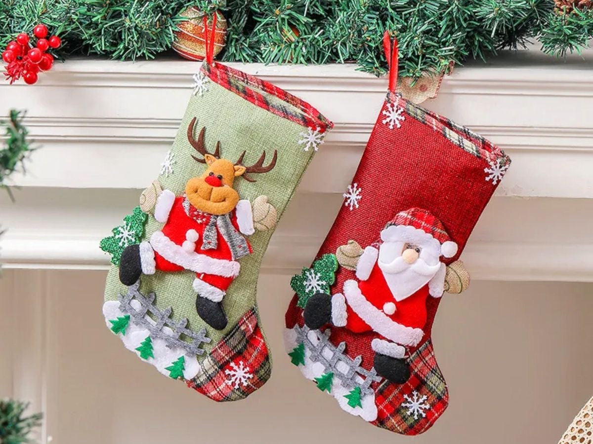 Hanging Christmas Stockings - Set of 4