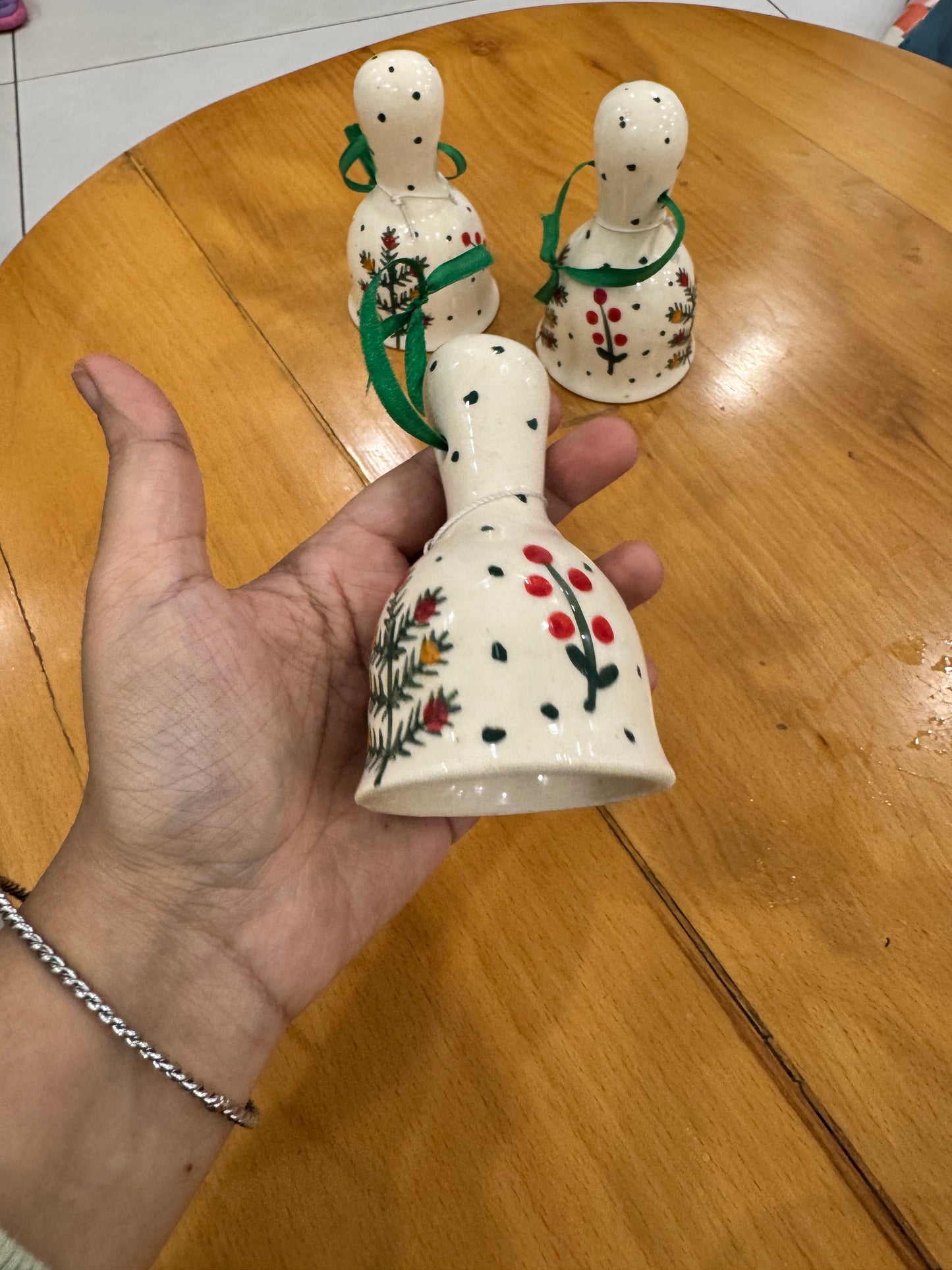 Decorative Ceramic Christmas Bells