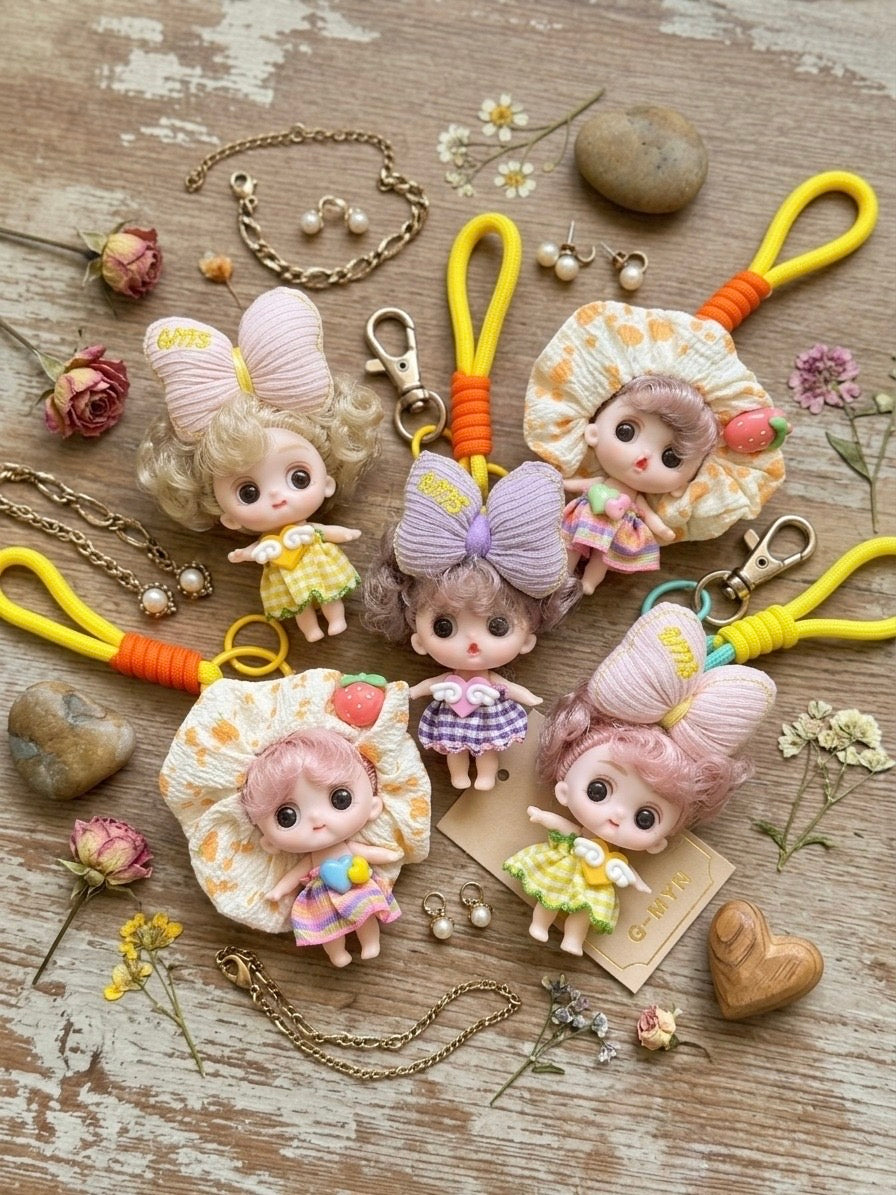 Premium Cute Girl Keychain / Bag Charm