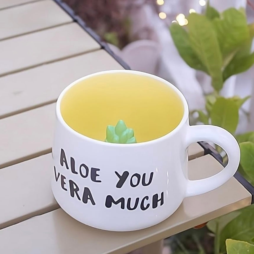 Pinterest Inspired Aloe Vera Inside Mug