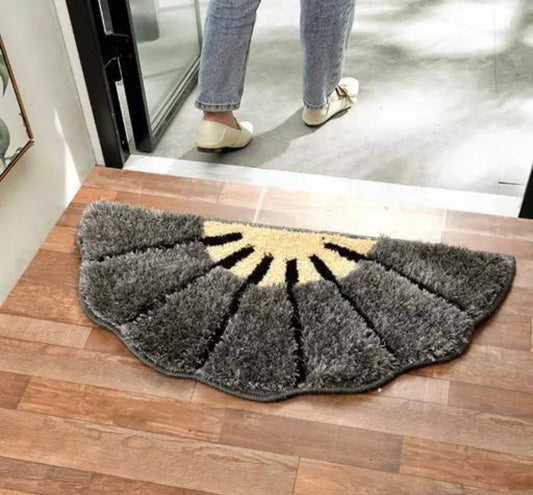 Half Sunflower Anti-Skid Fluffy Doormat