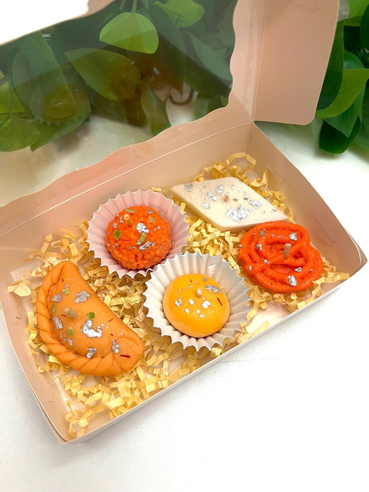 Indian Sweets/Mithai Candles Box for Diwali - Make your own Combo