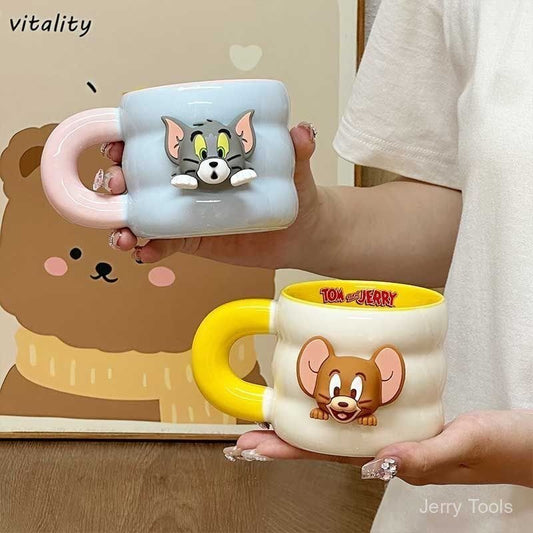 Exclusive Tom & Jerry Chunky Ceramic Mug