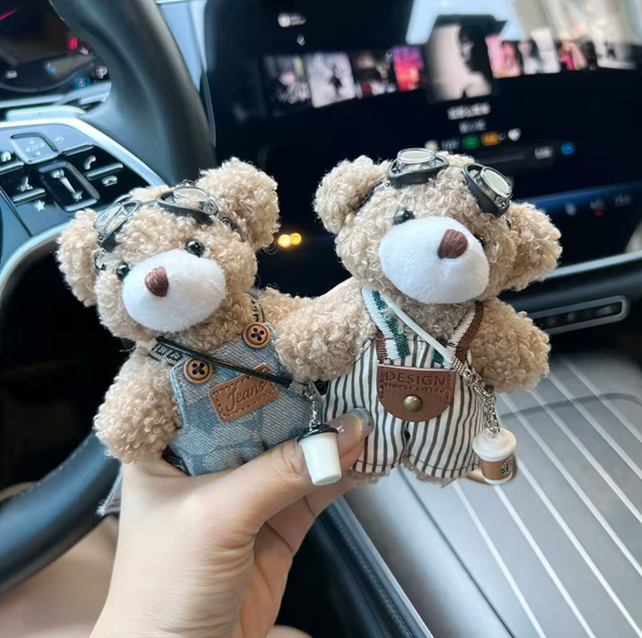Premium Cute Outfits Teddy Keychain / Teddy Bag Charm