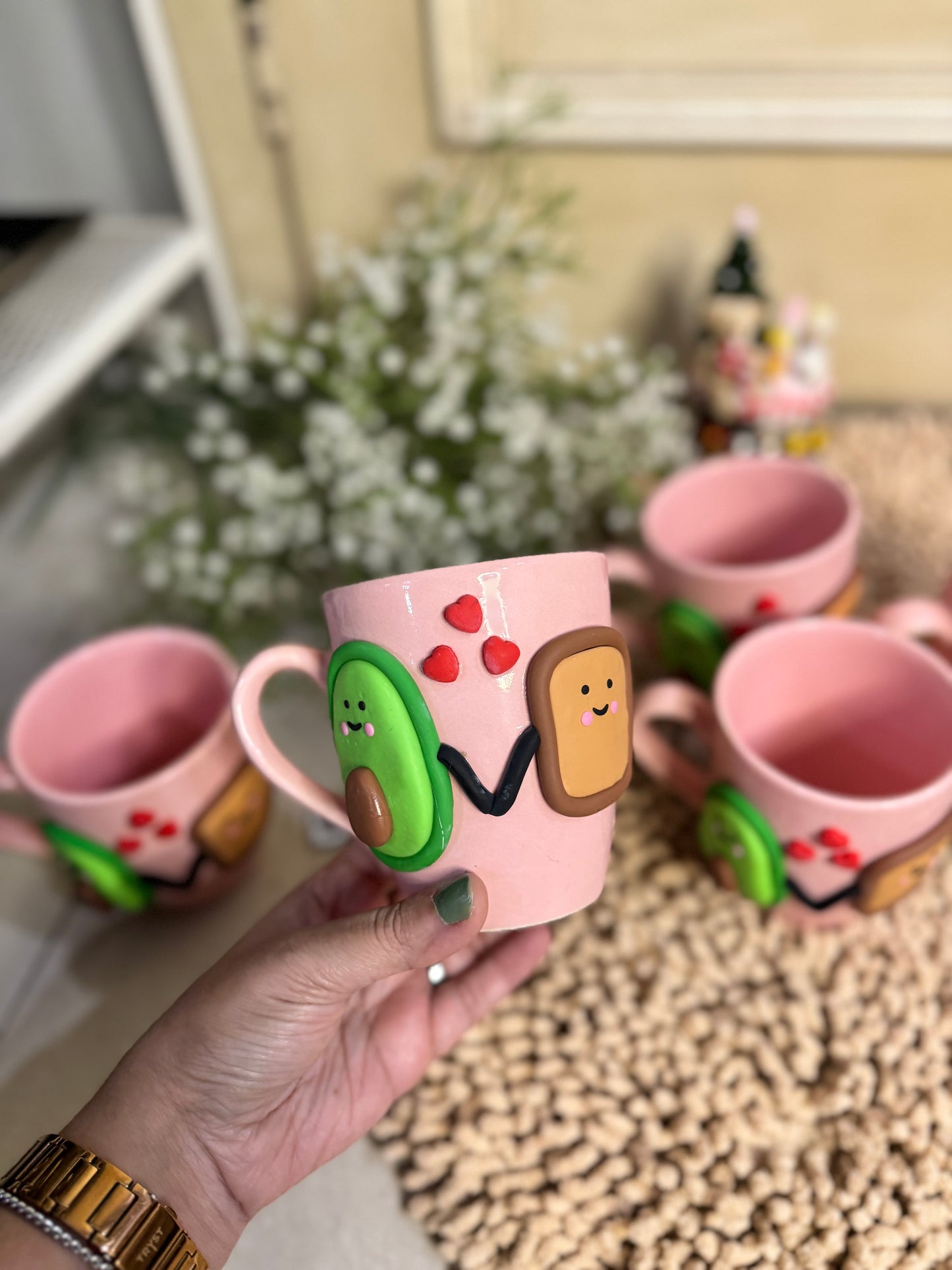 Cute Avocado & Toast Mug