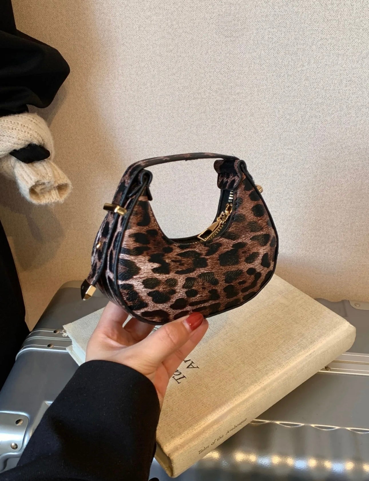 Exclusive Leopard Print Mini Handbag