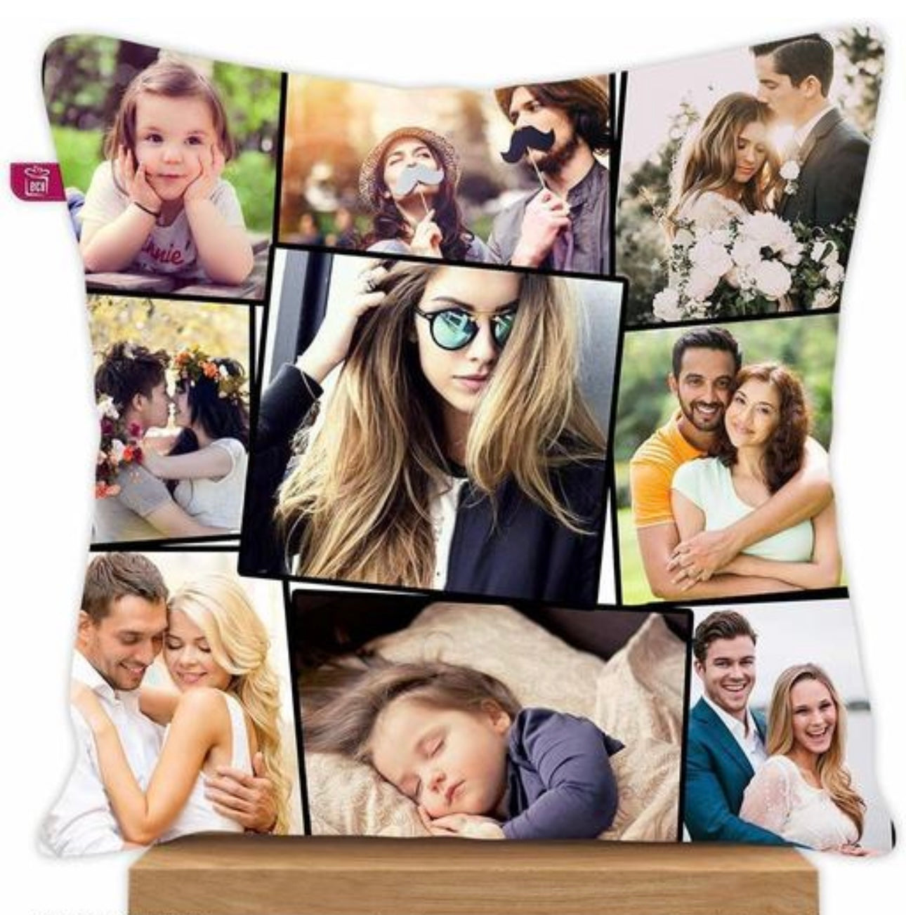 Customised Photo Collage Pillow