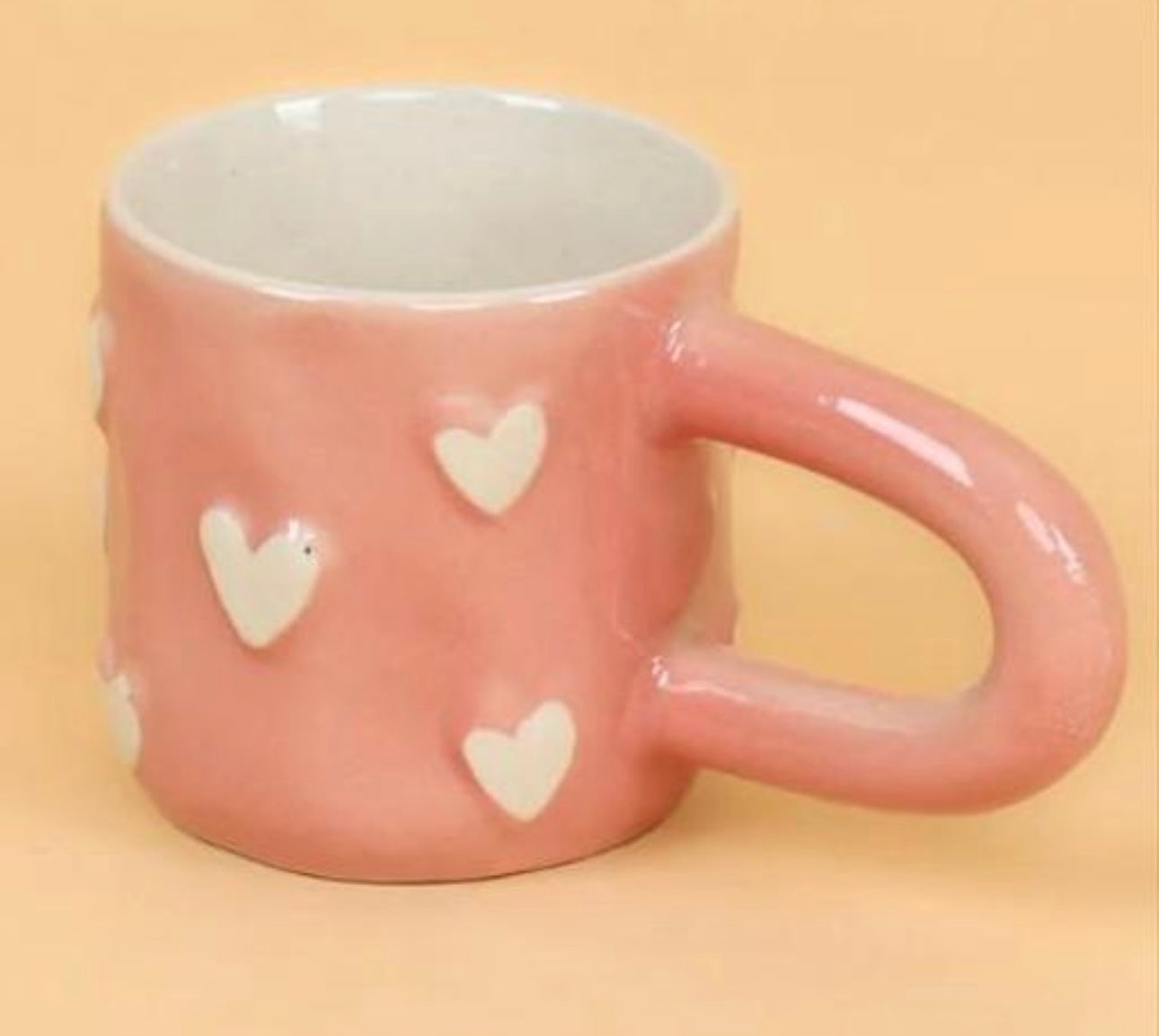 Graceful Hearts Mug with Long Handle