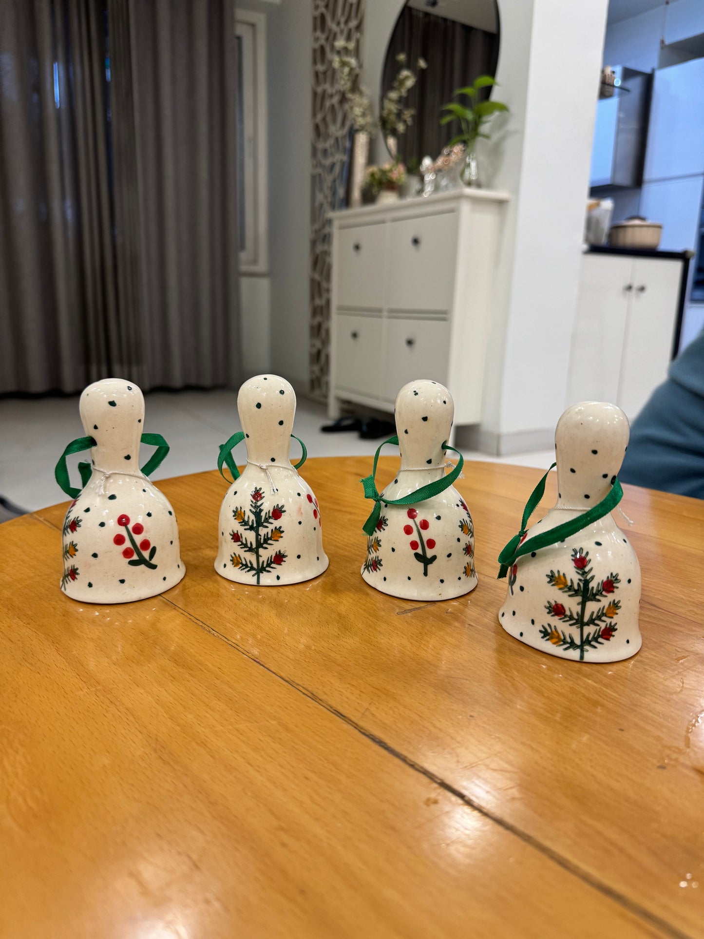 Decorative Ceramic Christmas Bells