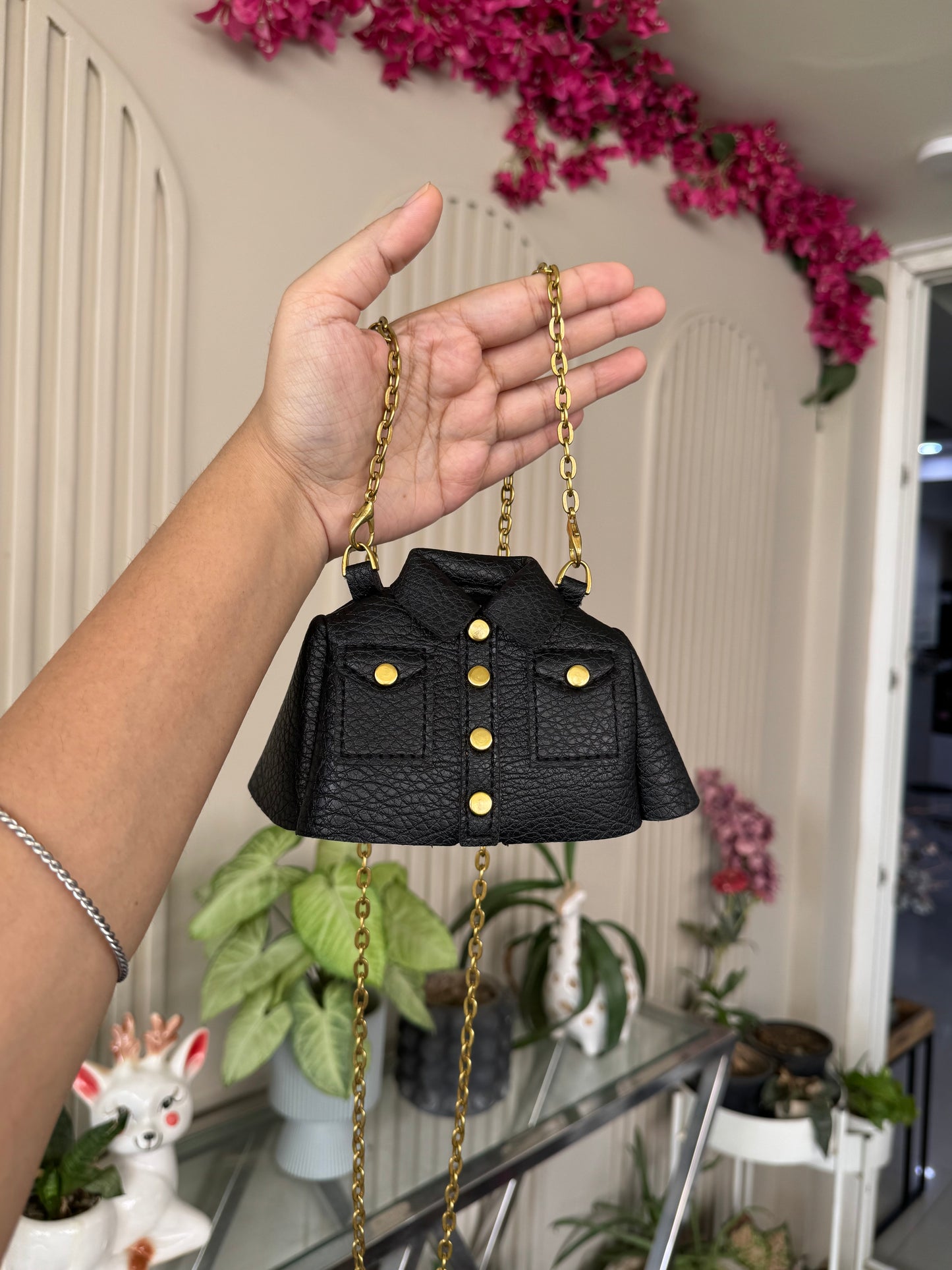 Exclusive Mini Shirt Shape Sling Bag | Jacket Shape Statement Bag