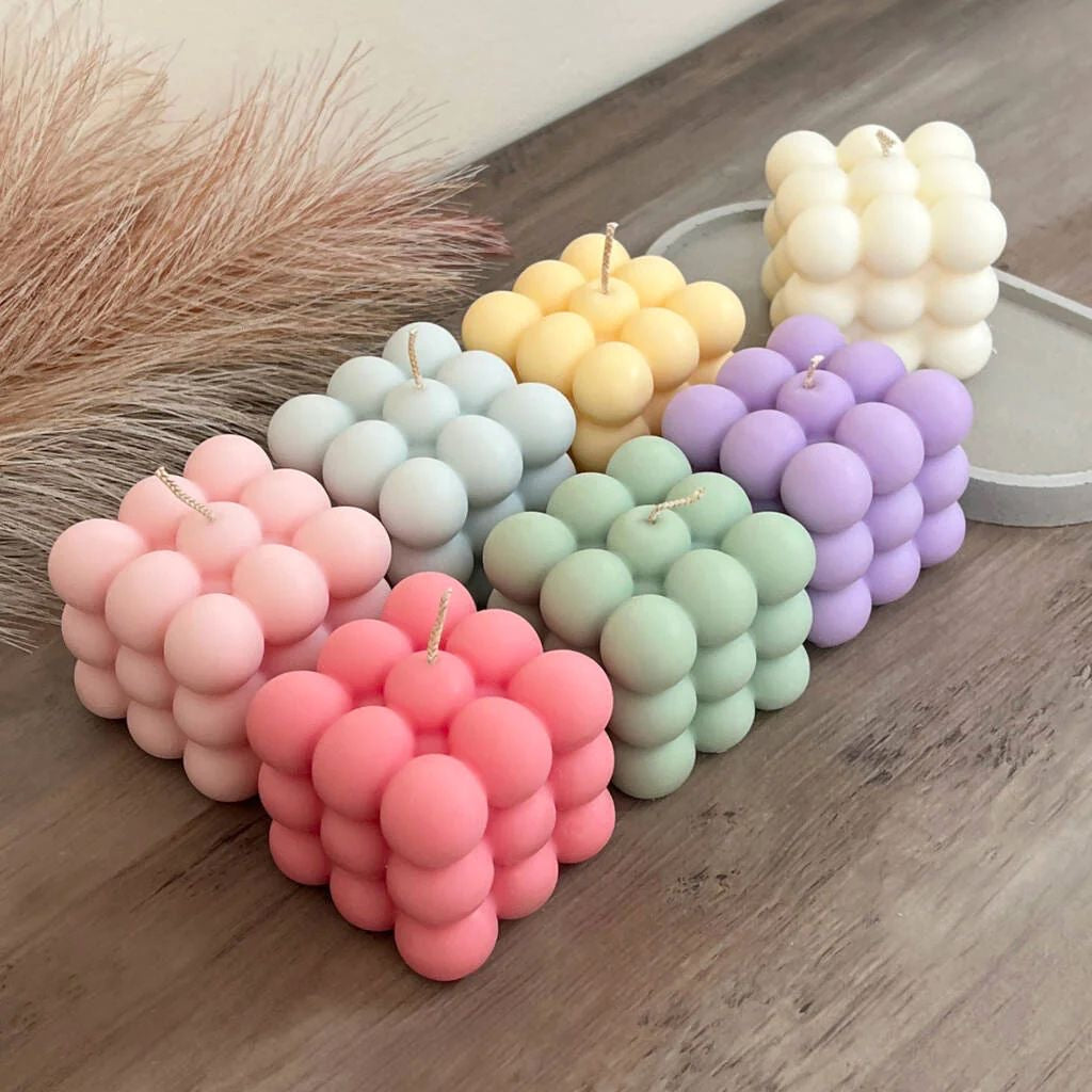 Bubble Square Candles