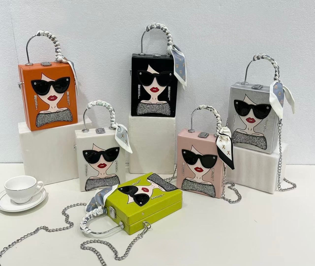 Exclusive Stylish Woman Face Statement Bag