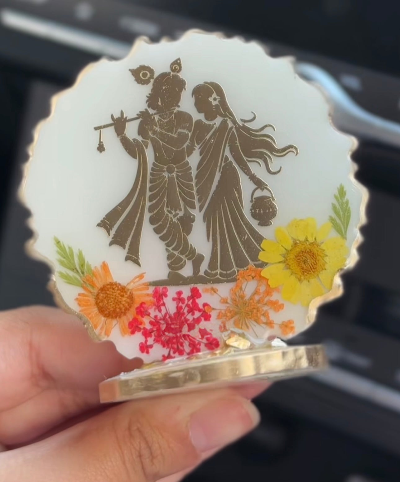 Customisable Religious Mini Car Dashboard Stand