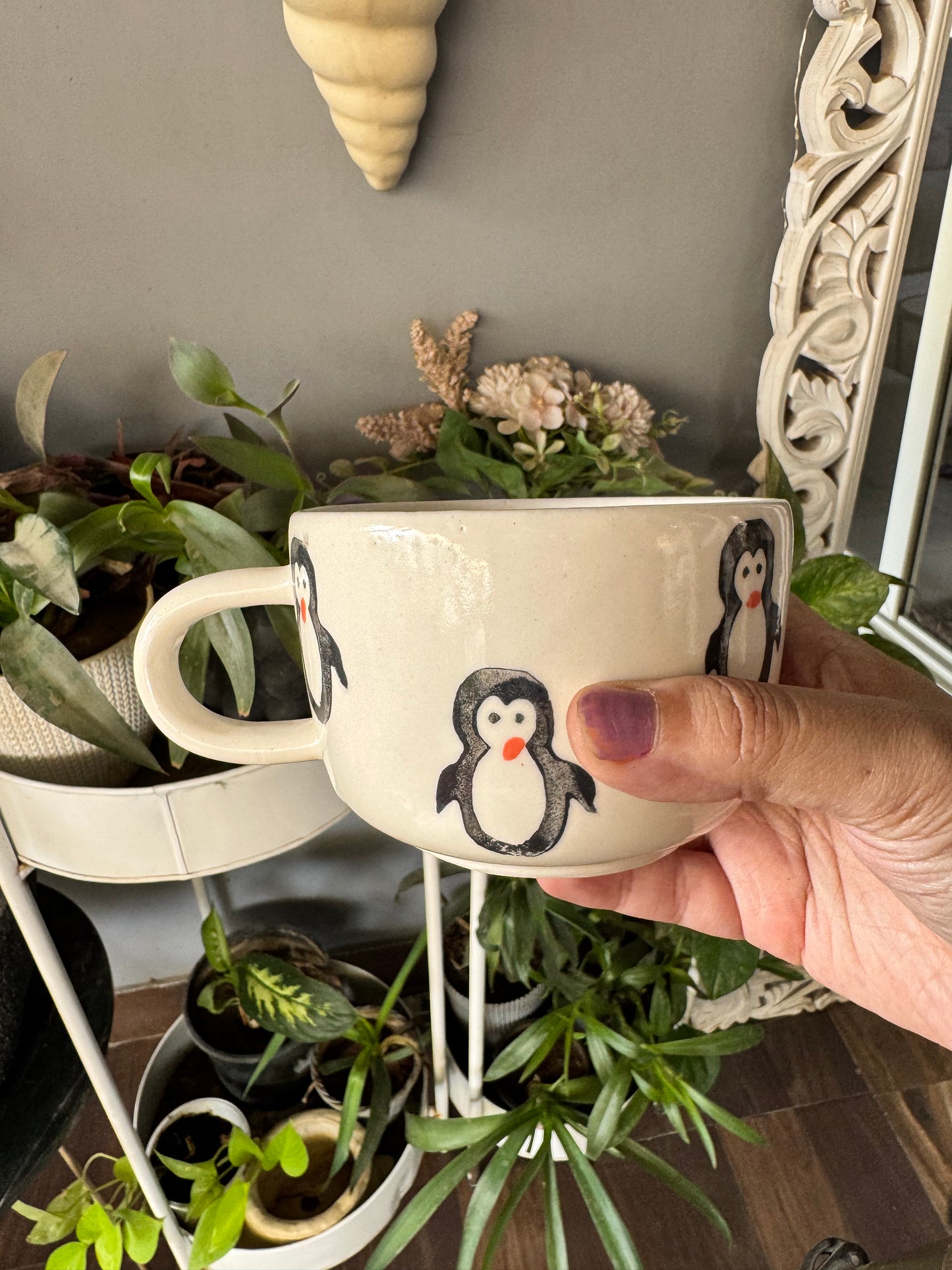 Exclusive Pinteresty Penguin Inside Mug