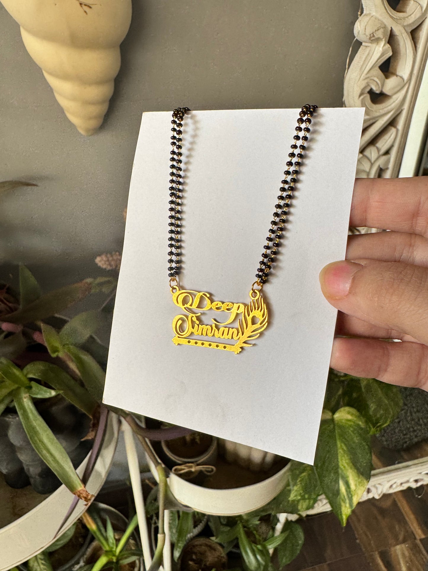 Couple Name / Double Name Personalised Mangalsutra