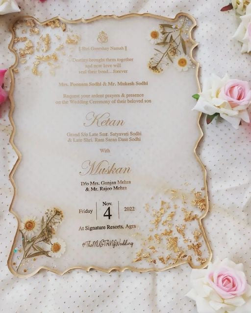 Customised Wedding Invitation Card