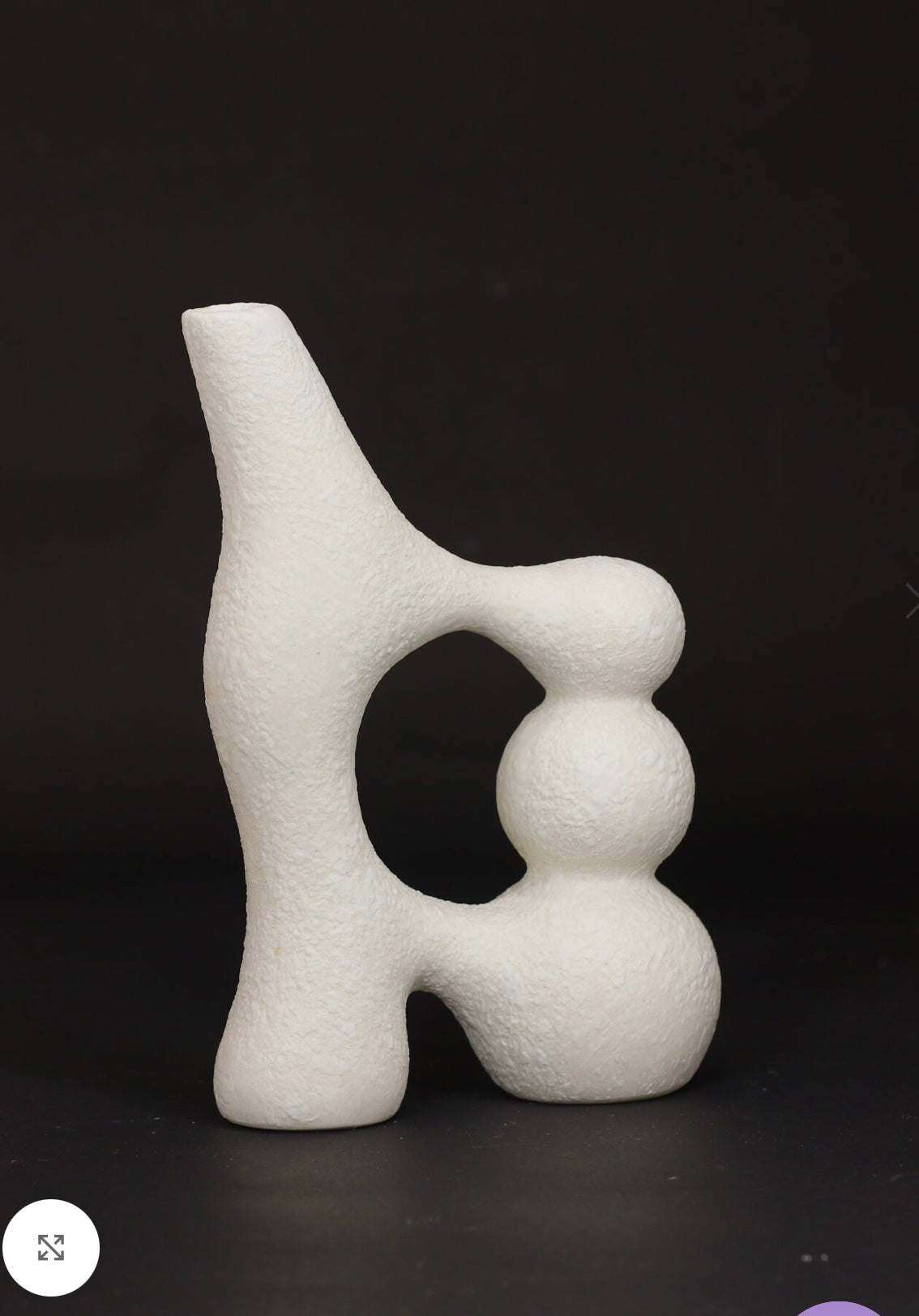 Speckled Ceramic Irregular Vase