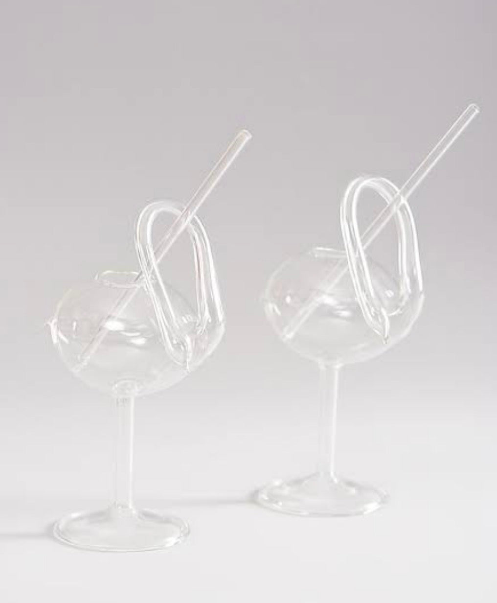 Luxe Swan Glass | Cocktail Glass