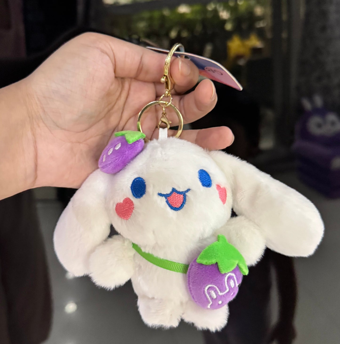 Adorable Cinnamoroll Plushy Keychain/Bag Charm