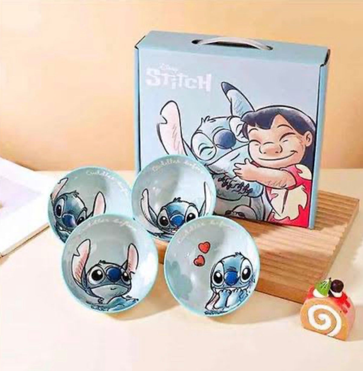 Exclusive Ceramic Stitch Bowl Set of 4 | Bowl Gift Set