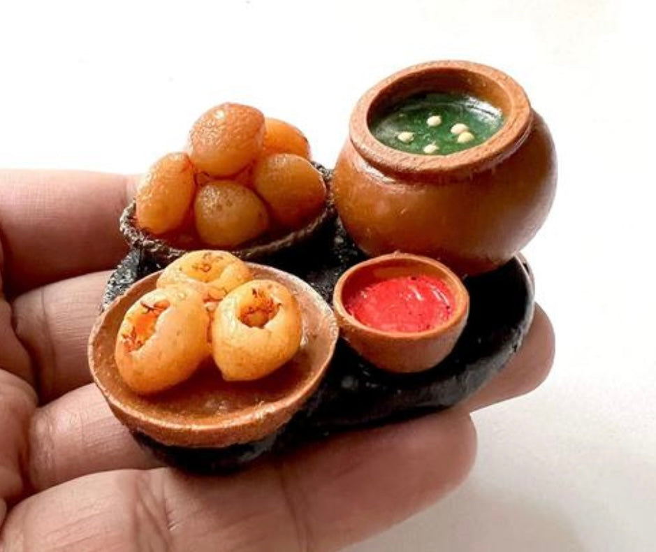 Golgappa Miniature Fridge Magnet