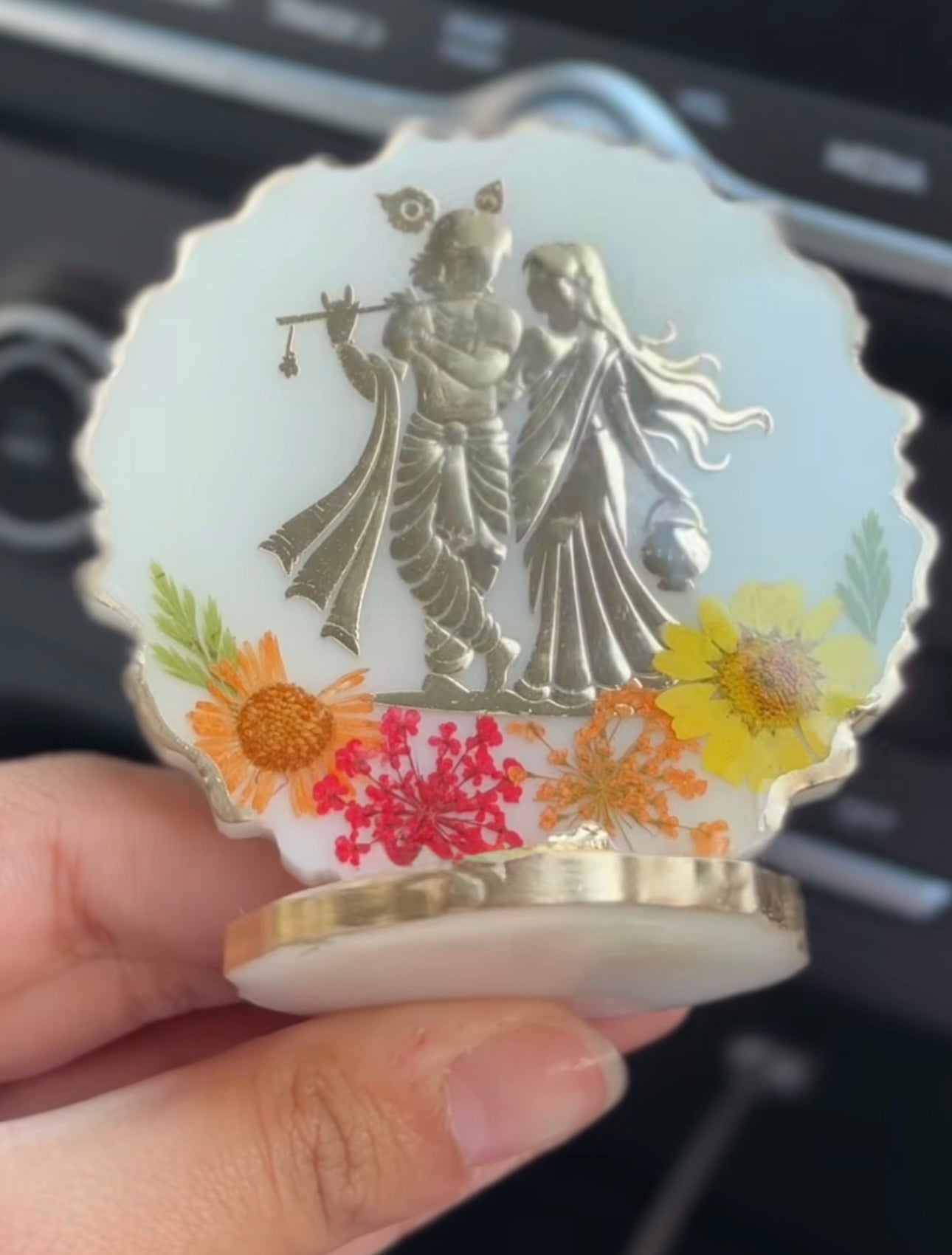Customisable Religious Mini Car Dashboard Stand