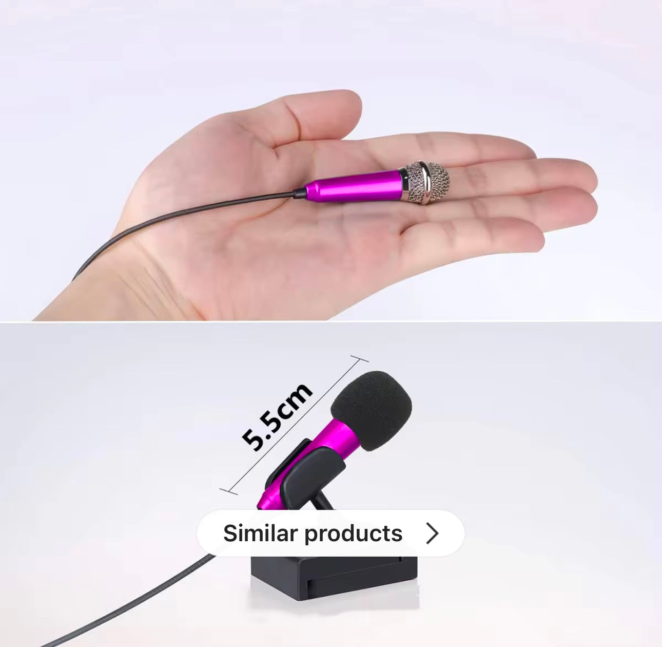 Portable Mini Microphone with 3.5mm Jack