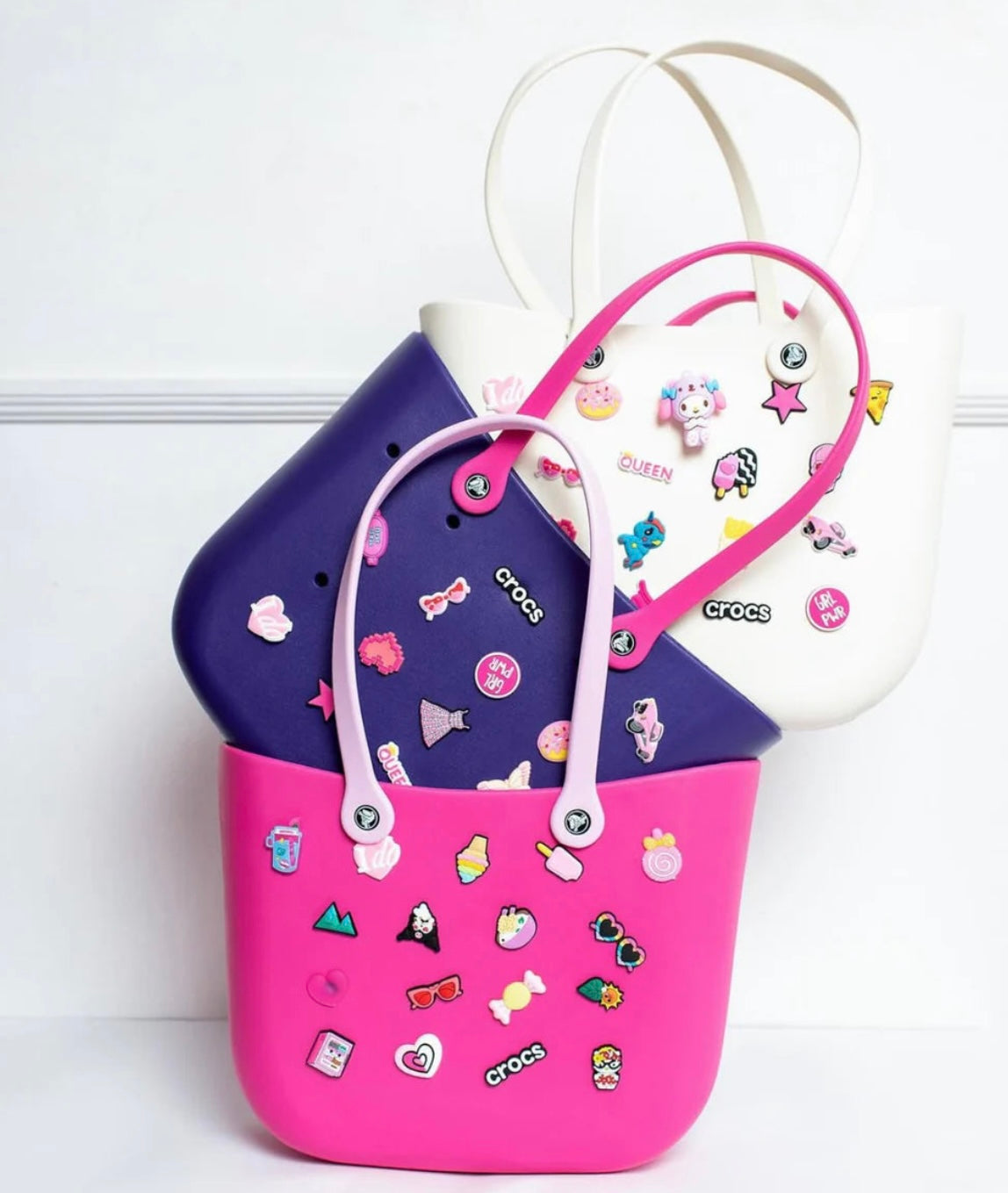 Premium Large Beach Bag / Silicone Crocs Bag