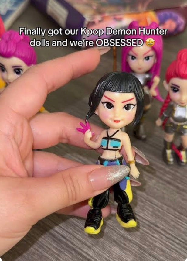 K-Pop Demon Hunters Mini Doll Figurines (Set of 6) | Limited Edition Collectibles