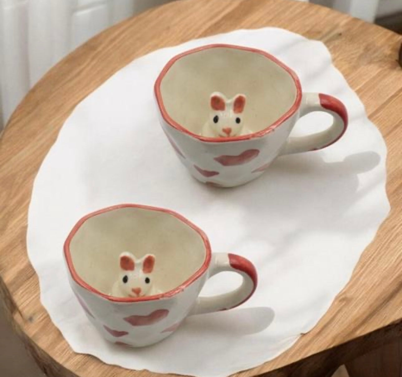 Pinteresty Rabbit Inside Mug - Set of 2