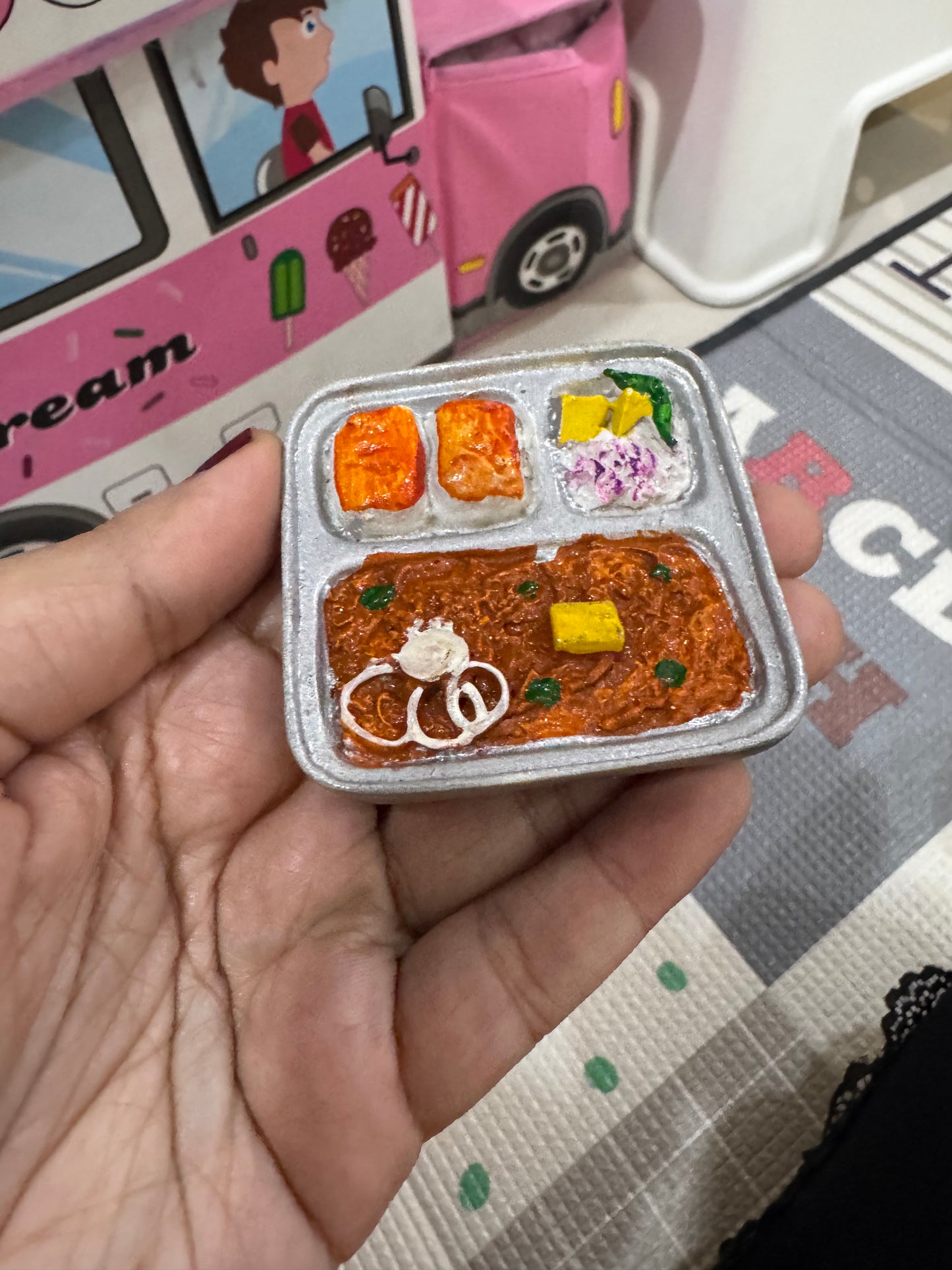 Pav Bhaji Miniature Fridge Magnet