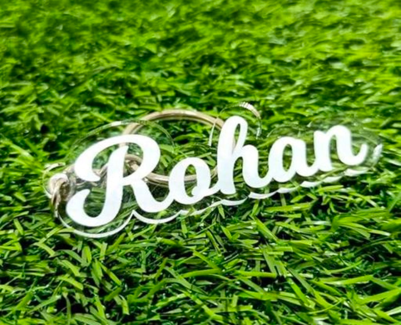 Personalised Acrylic Name Keychain