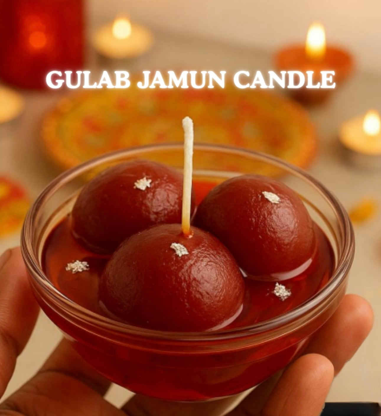 Gulab Jamun Candles for Diwali