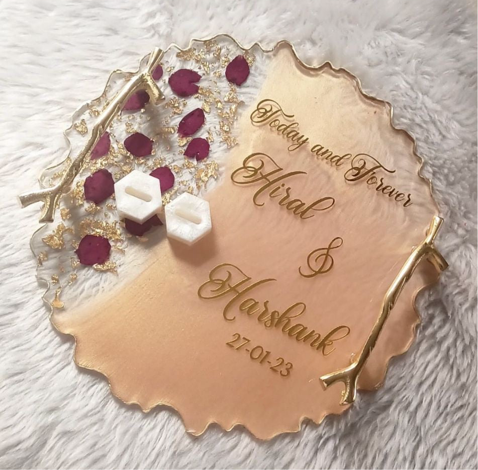 Customised Engagement Ring Tray/Platter