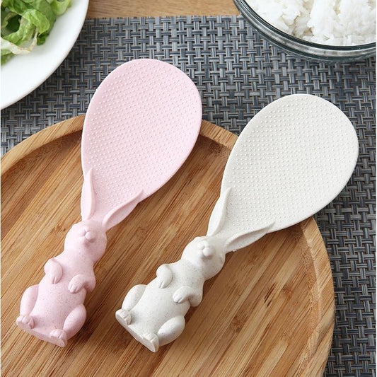 Cute Rabbit Silicon Rice Serving Spoons - Set of 2