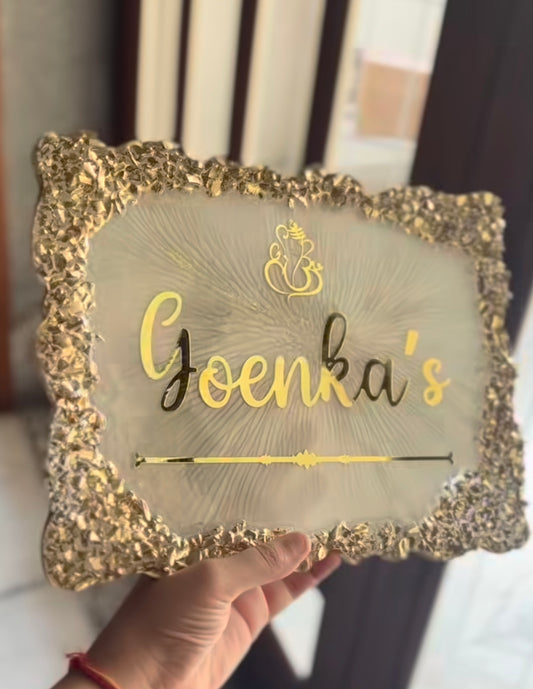 Customised Nameplate for Home