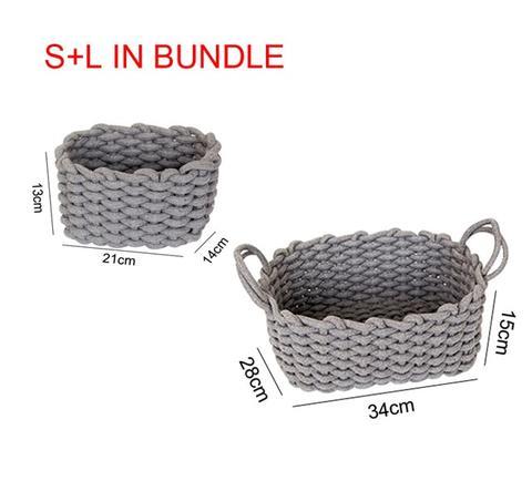 Nordic Hand-Woven Storage Basket