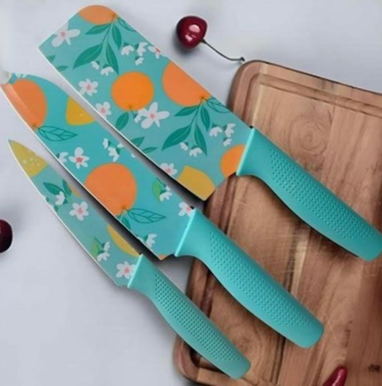 Color Pop Stainless Steel Professional Knife - Set of 3