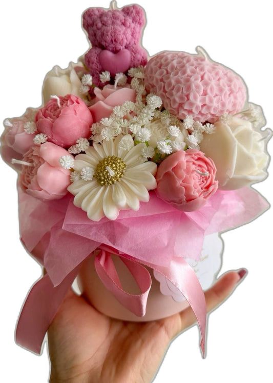 Luxe Assorted Candles Bouquet Gift Box