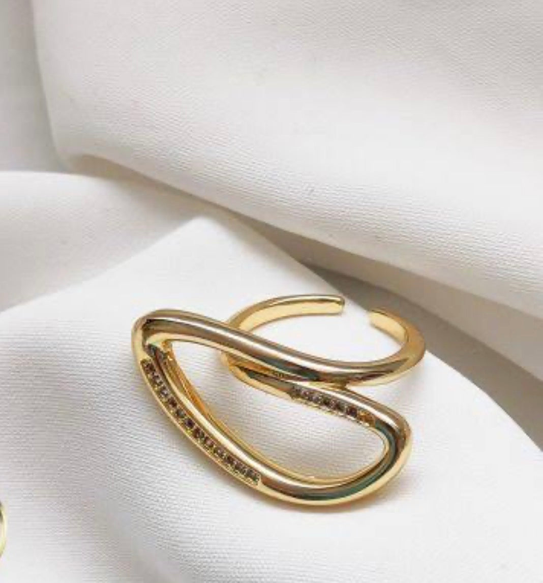 Minimalist Quirky Statement Ring