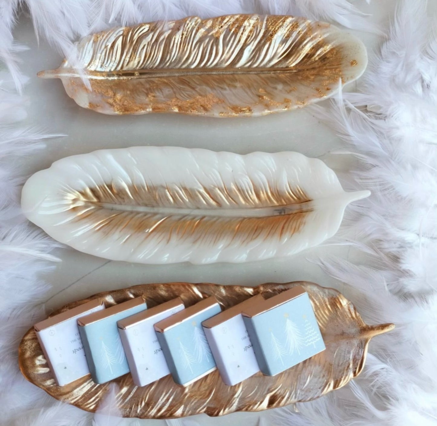 Decorative Feather tray