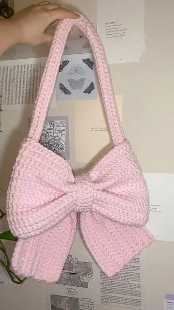 Trending Crochet Bow Bag