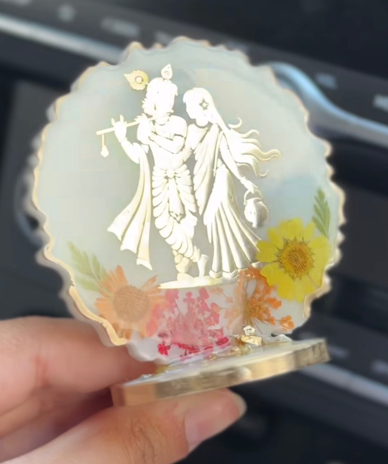 Customisable Religious Mini Car Dashboard Stand