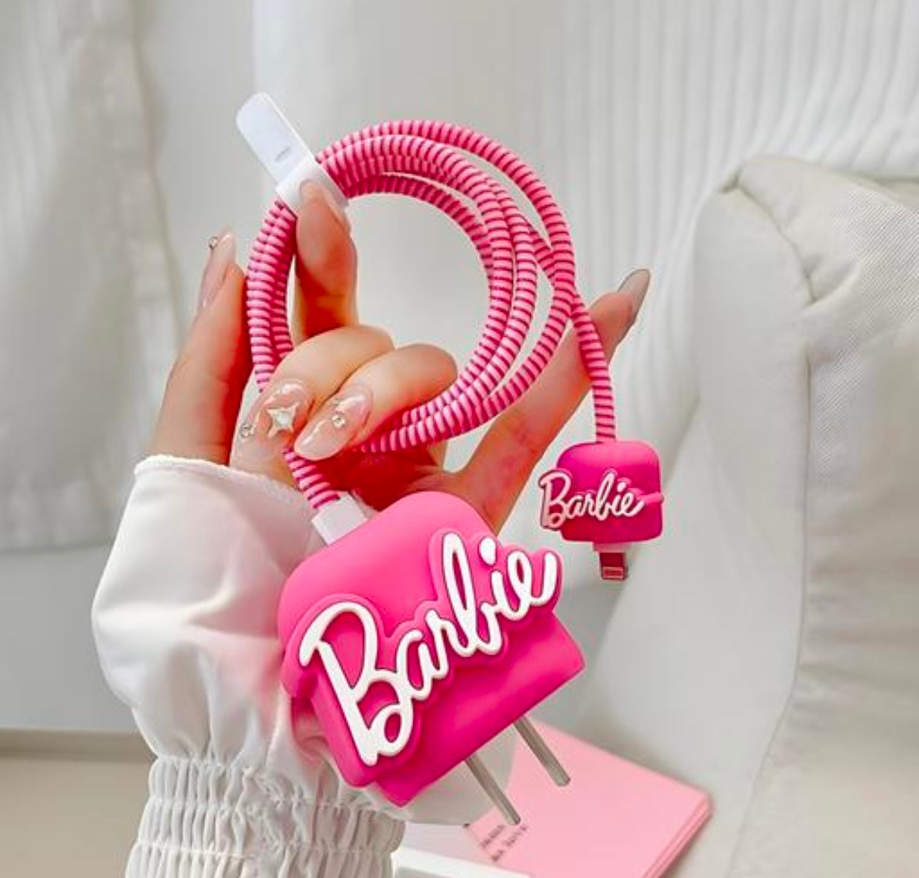 Exclusive Barbie Design Charger Cover for iPhones (18W-20W Charger)