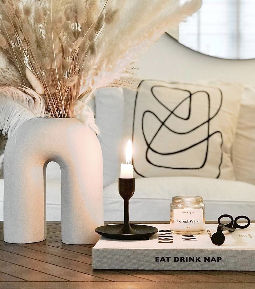 Nordic U-Shaped Ceramic Vase
