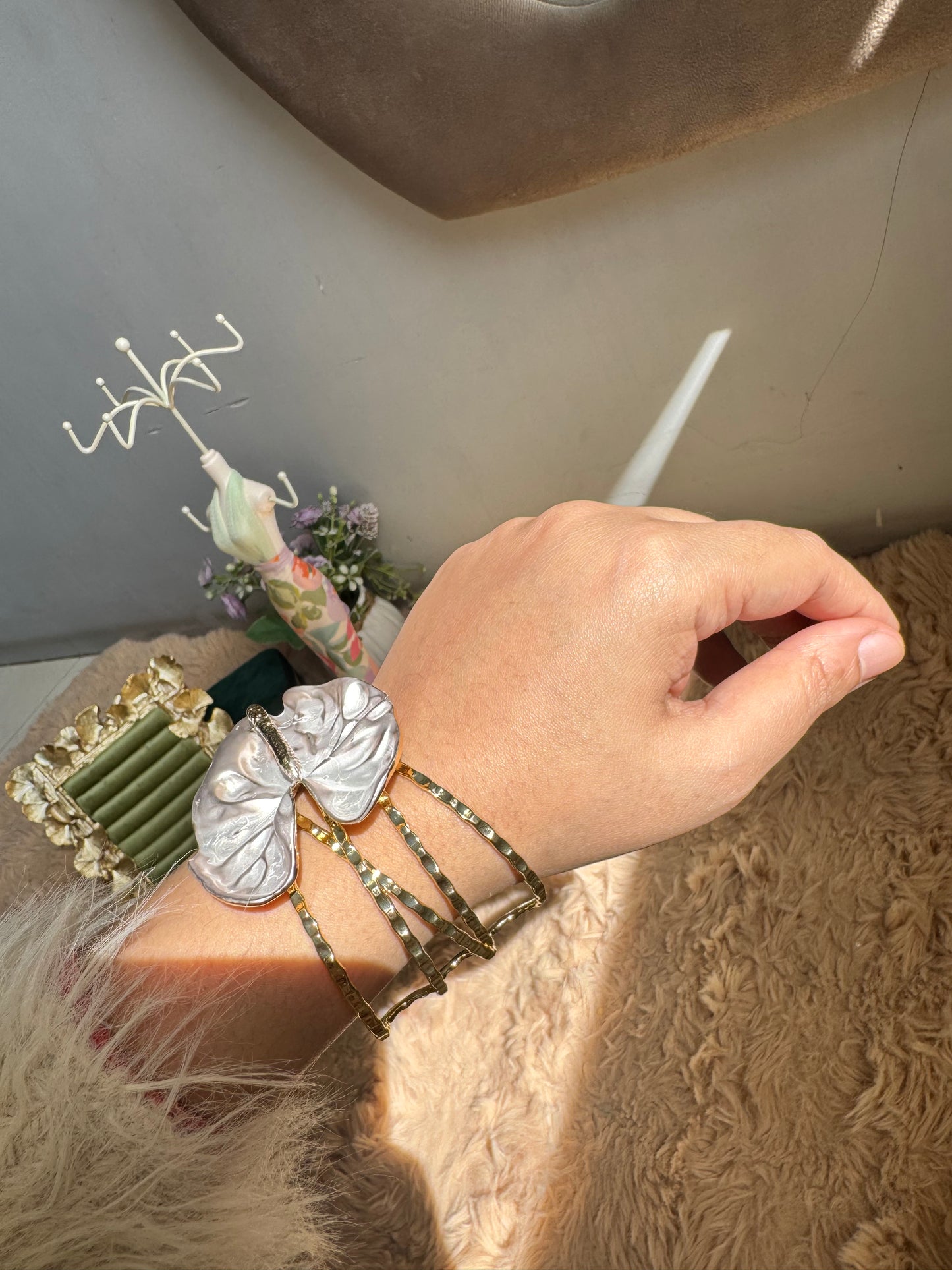 Premium Metal Cuff Statement Adjustable Bracelet