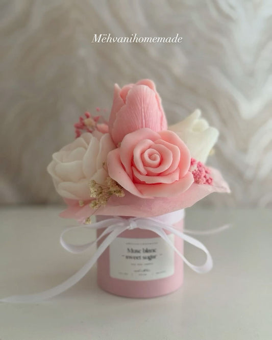 Luxe Assorted Candles Bouquet Gift Box