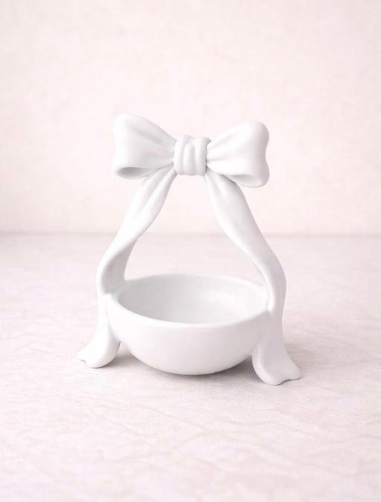 Decorative Coquette Bow Jewelry Tray Stand / Trinket Holder